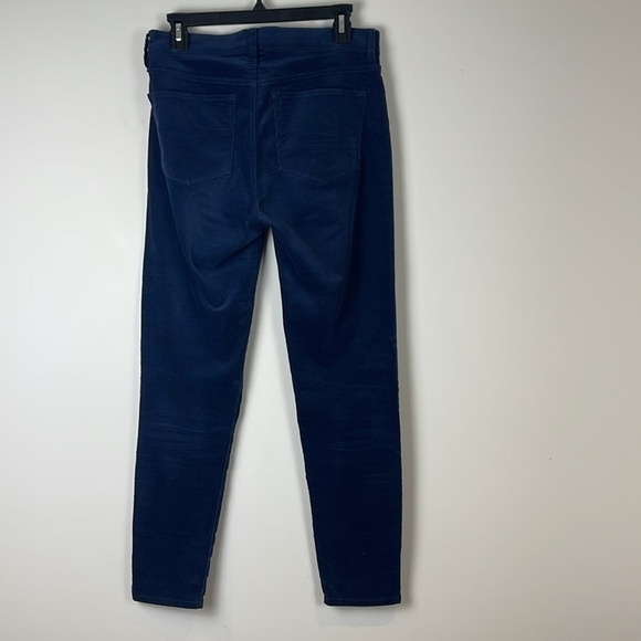 J Crew High-rise skinny cord Size 28 Navy Blue - Picture 4 of 9